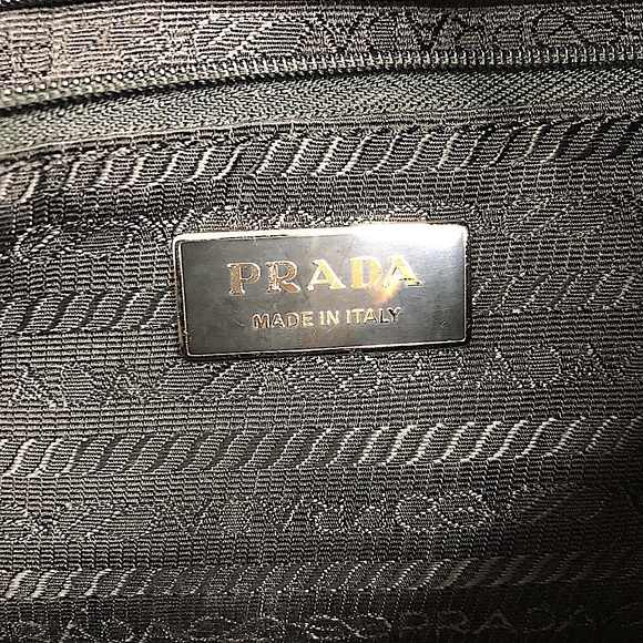 AUTHENTIC PRADA Tessuto Black Nylon Shoulder Bag Purse - Picture 11 of 16